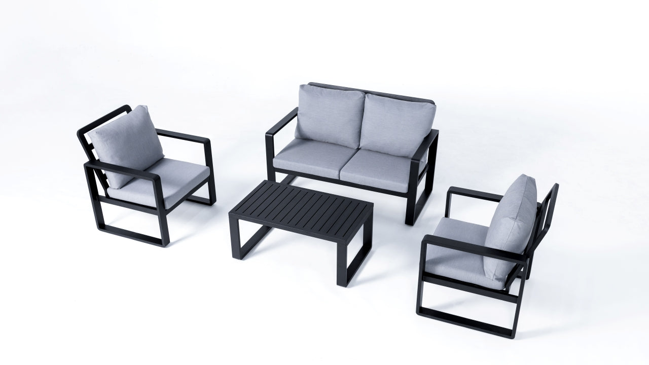 Solis Big and Tall Outdoor Patio Conversation Set