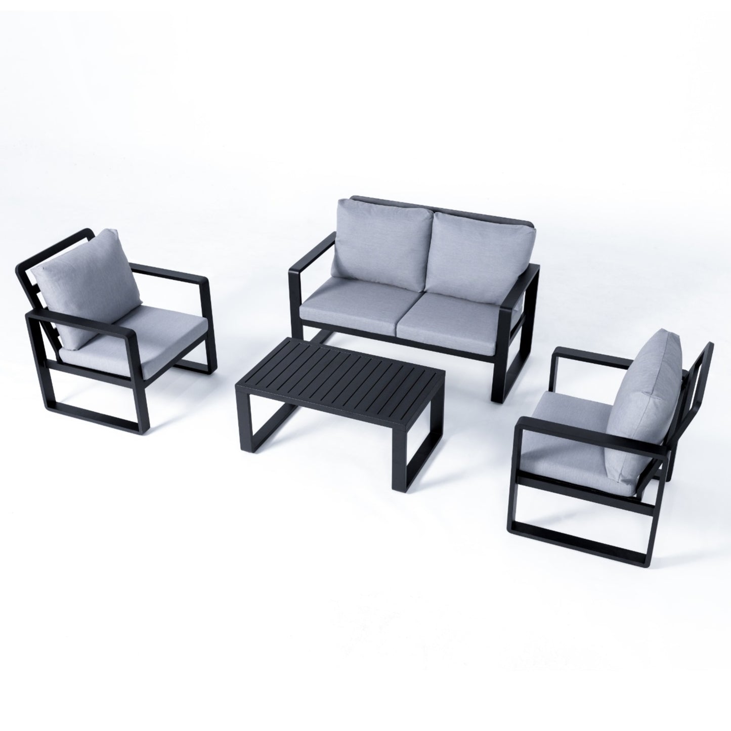 Solis Big and Tall Outdoor Patio Conversation Set